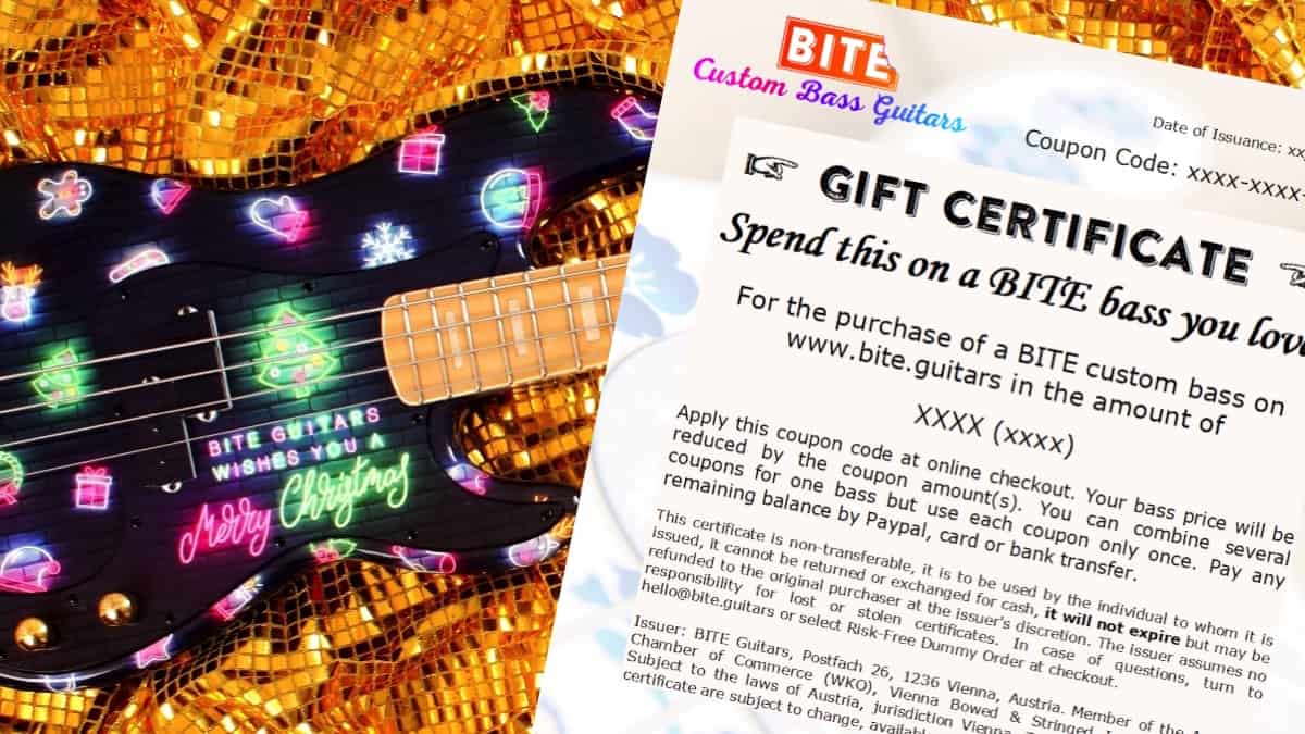 Will Santa Bring Your Dream Bass? Find Out With BITE Gift Certificates!